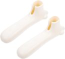 2pcs Silicone Door Handle Protective Covers Anti-Collision Doorknob Sls for Boy Girl Safety Easy Installation Noise Reduction Suitable for Long Door Handles Beige