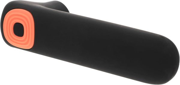 Silicone Door Handle Cover Anti-Scald Kids Room Handle Cover Anti-Static Black 5.50x1.97x1.34in
