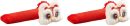 2X Door Handle Covers Door Knob Cushion Cover Chinese New Year Decoration Cute Door Pull Handle Covers for Office Apartment, Style B
