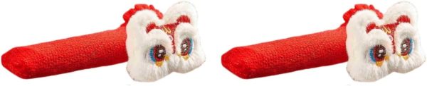 2X Door Handle Covers Door Knob Cushion Cover Chinese New Year Decoration Cute Door Pull Handle Covers for Office Apartment, Style B