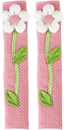 Refrigerator Door Handle Covers Washable Keep Appliance Clean for Fridge Microwave Stove Oven Catch All Stains Dust Dirty Fingerprint, Removable Refrigerator Handle Covers Set of 2 (Red Flowers)