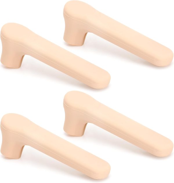 4Pcs Door Handle Covers, Silicone Door Knob Cover Anti-Static Door Handle Protector