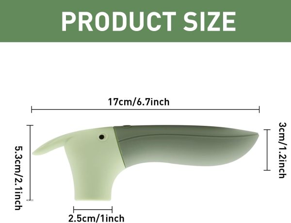 2 PC Silicone Door Handle Cover, Decor Cute Lever Handle Cover for Heat Hot Cold, Anti-Collision Anti-Static Anti-Freeze Decorative Handle Cover for Home Office - Image 2