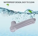 Door Levers Handle Cover, 2 PCS Anti-Collision Anti Static Electricity Door Handle Silicone Protective Cover for Children protectoin (Grey)