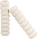 Door Handle Covers, 8Pcs 5.51" Nitrile Rubber Sls Door Knob Covers Handle Protector for Home Hot Cold Door Front Door White