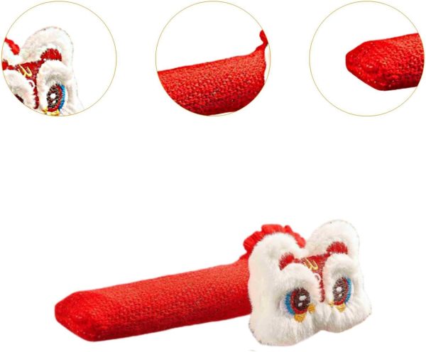 2X Door Handle Covers Door Knob Cushion Cover Chinese New Year Decoration Cute Door Pull Handle Covers for Office Apartment, Style B - Image 2