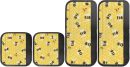 Little Bee Print Refrigerator Door Handle Covers, Oven Dishwasher Door Handle Protector Set of 4, Kitchen Decor Accessories