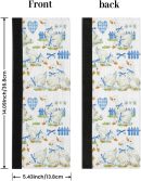 Refrigerator Door Handle Covers, Cute White Duck Set of 2 Washable Kitchen Appliance Handles Decor Protector for Fridge, Microwave, Dishwasher, Oven Keep Off Food Stains, Oil