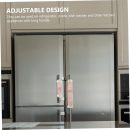 2Pairs Refrigerator Door Handle Covers Kitchen Fridge Handle Cover Protectors for Refrigerators Durable and Stylish Appliance Accessories to Keep Handles Clean and Smudge